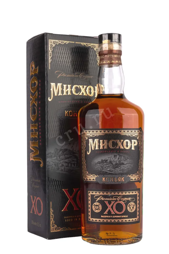 Коньяк Мисхор ХО в подарочной упаковке  0.5 л