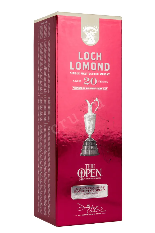 Виски Loch Lomond The Open 20 Years Old Royal St George's with gift box  0.7 л