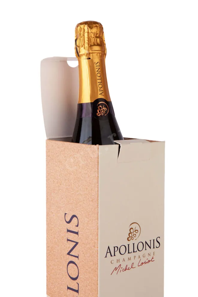 В подарочной коробке Apollonis Sources du Flagot Blanc de Blancs Extra-Brut 2013 0.75 л