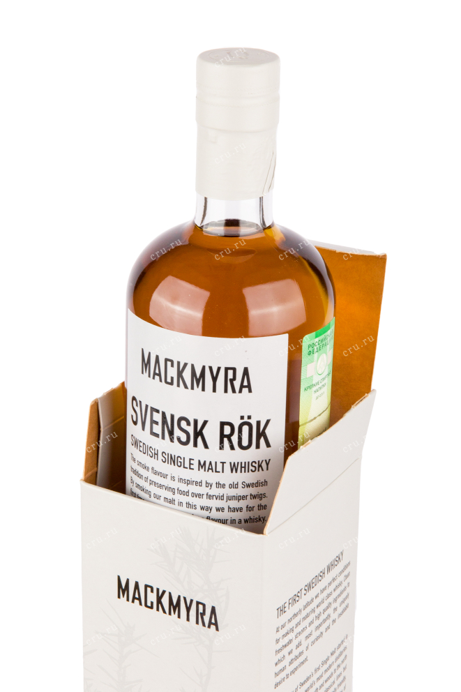 Бутылка виски Mackmyra Svensk Rok 0.7 в подарочной упаковке