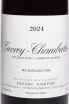 Этикетка Frederic Esmonin Gevrey-Chambertin 2024 0.75 л