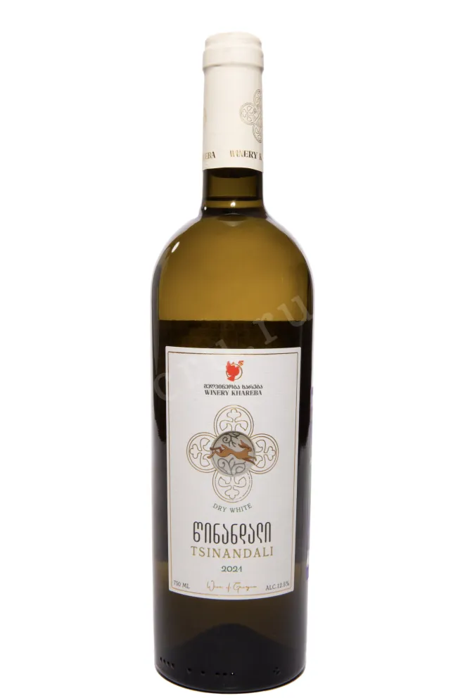 Вино Winery Khareba Tsinandali 2021 0.75 л