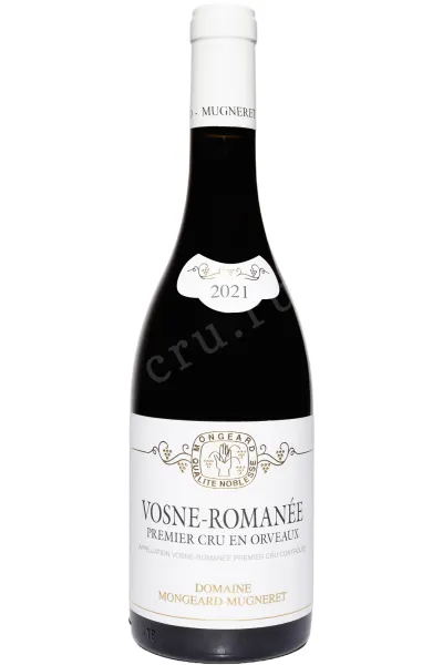 Вино Mongeard-Mugneret Vosne-Romanee Premier Cru En Orveaux AOC 2021 0.75 л