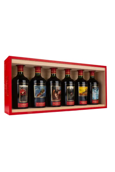 Набор вин Chateau La Grace Dieu des Prieurs Art Russe Saint-Emilion Grand Cru set of 6 bottles in wooden box  2014 0.75 л
