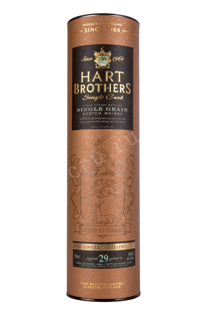 Туба Hart Brothers Girvan Single Grain 29 years old in tube 0.7 л