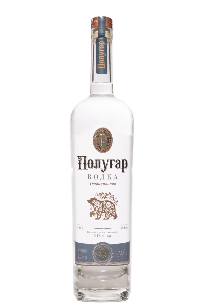 Водка Полугар Традиционная  1 л