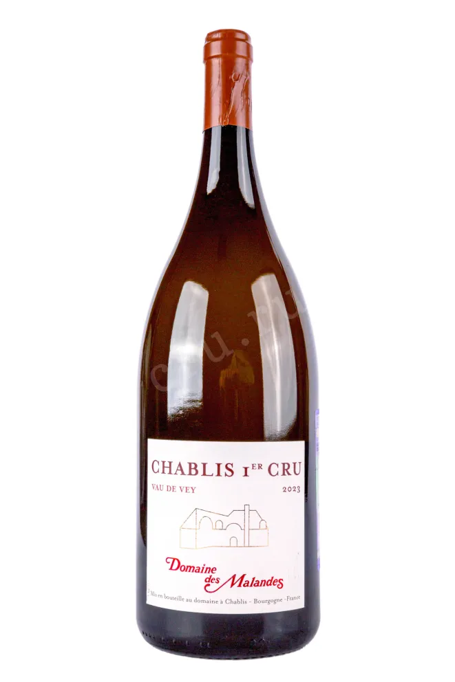 Вино Domaine des Malandes Chablis Premier Cru Vau de Vey 2023 1.5 л