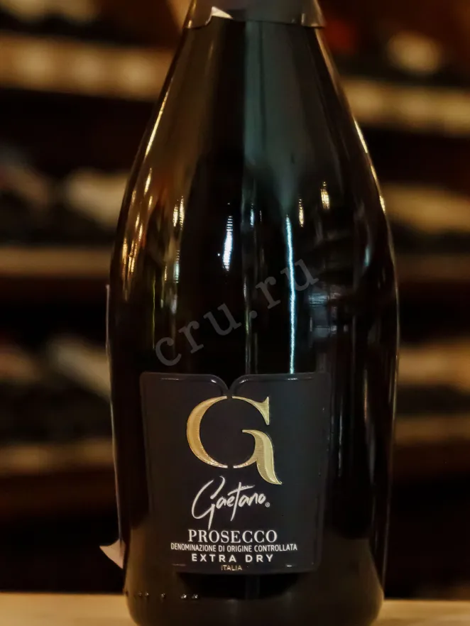 В магазине Крю Профи Gaetano Prosecco Extra Dry DOC in gift box with 1 glass 2024 0.75 л