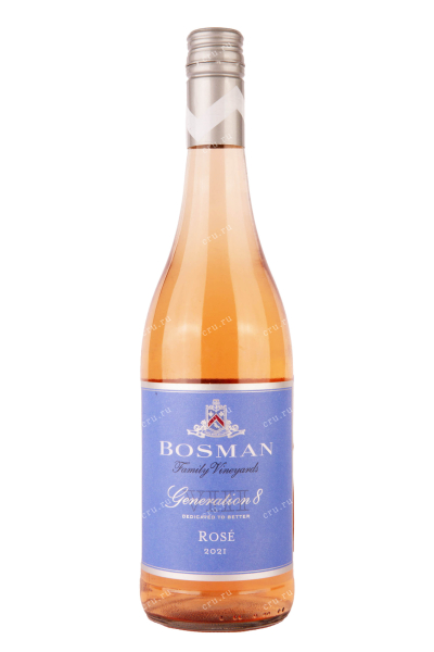 Вино Bosman Generation 8 Rose 2021 0.75 л