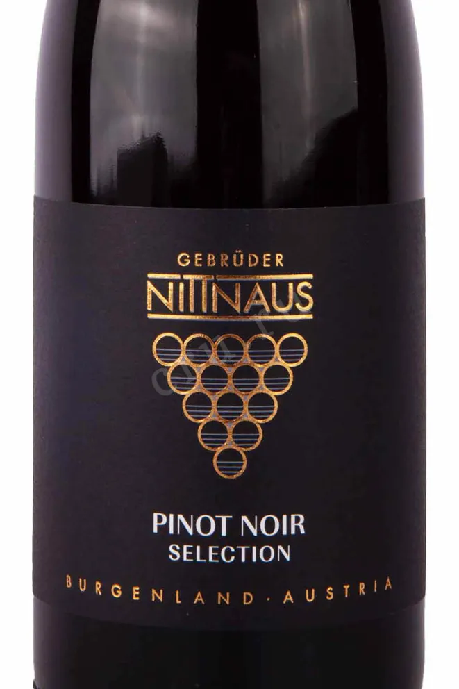 Этикетка Nittnaus Pinot Noir Selection 2021 0.75 л