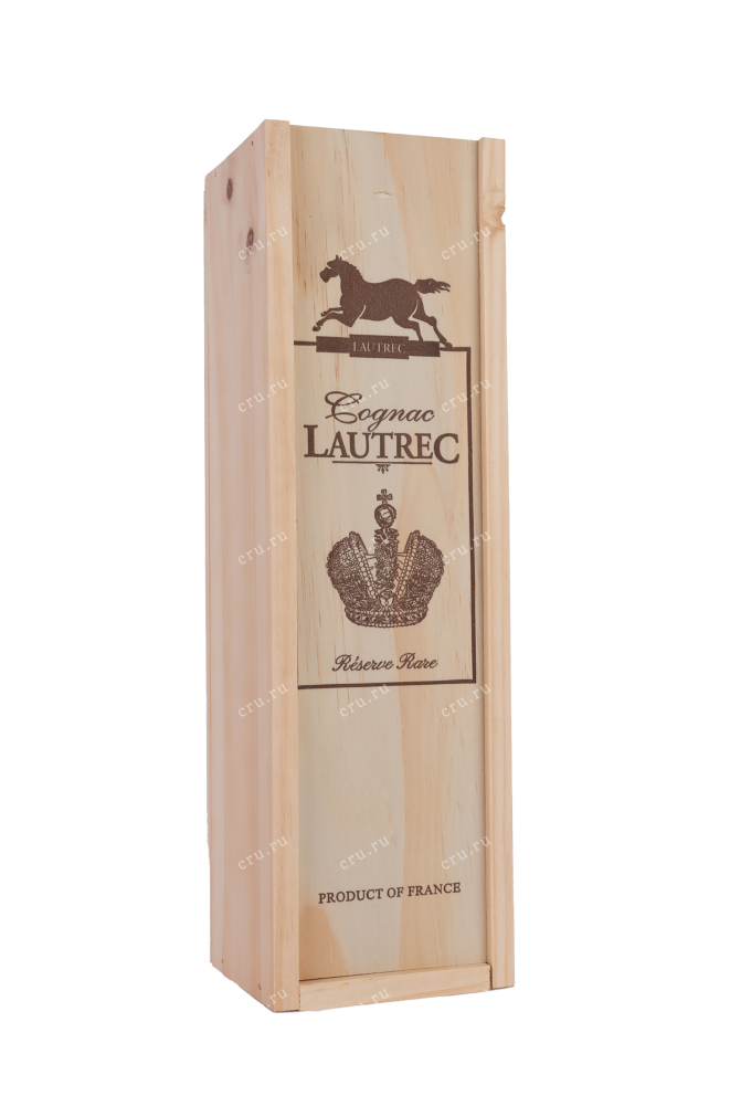 Коньяк Lautrec Reserve Rare wooden box   0.7 л