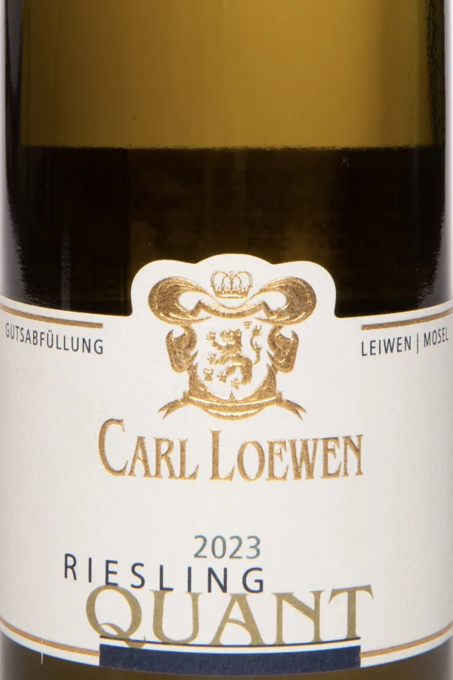 Этикетка Carl Loewen Riesling Quant 2023 0.75 л