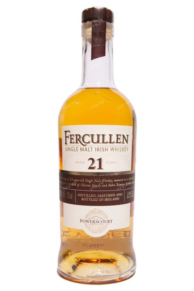 Бутылка Fercullen Single Malt 21 Years Old in gift box 0.7 л