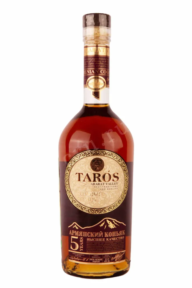 Коньяк Тарос 5 лет  0.5 л