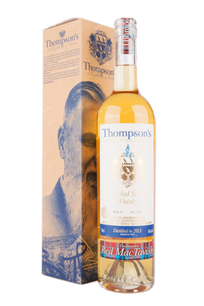 Виски Thompsons Blended Scotch gift box  0.7 л