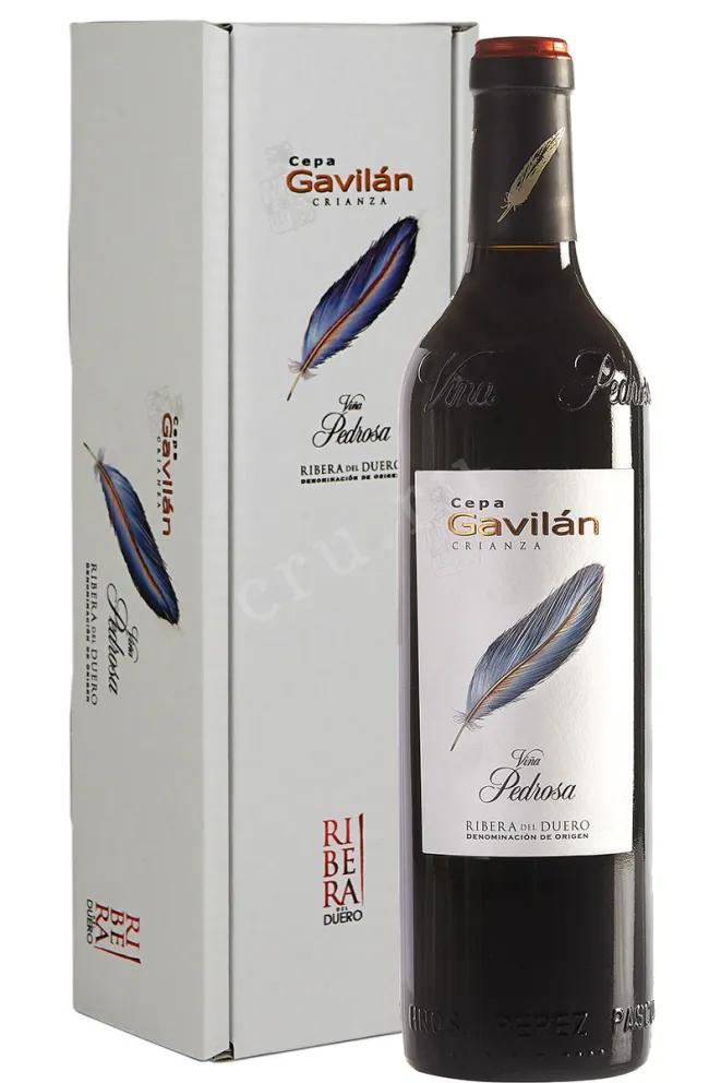 Вино Vina Pedrosa Cepa Gavilan Crianza Ribera del Duero in gift box 2021 0.75 л