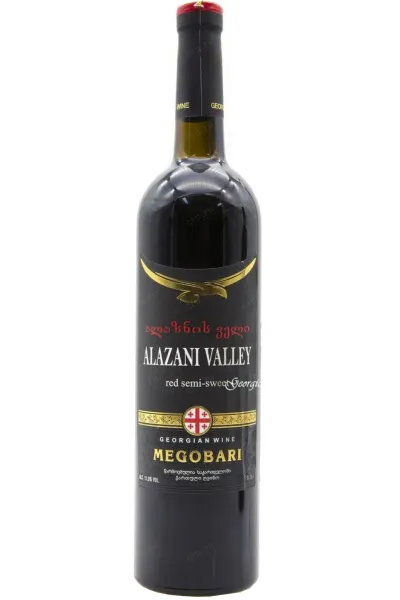 Вино Megobari Alazani Valley Red Semi Sweet  0.75 л