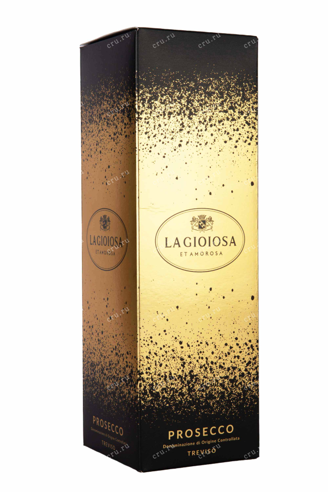 Подарочная коробка La Gioiosa Prosecco Treviso in giftbox 2021 0.75 л