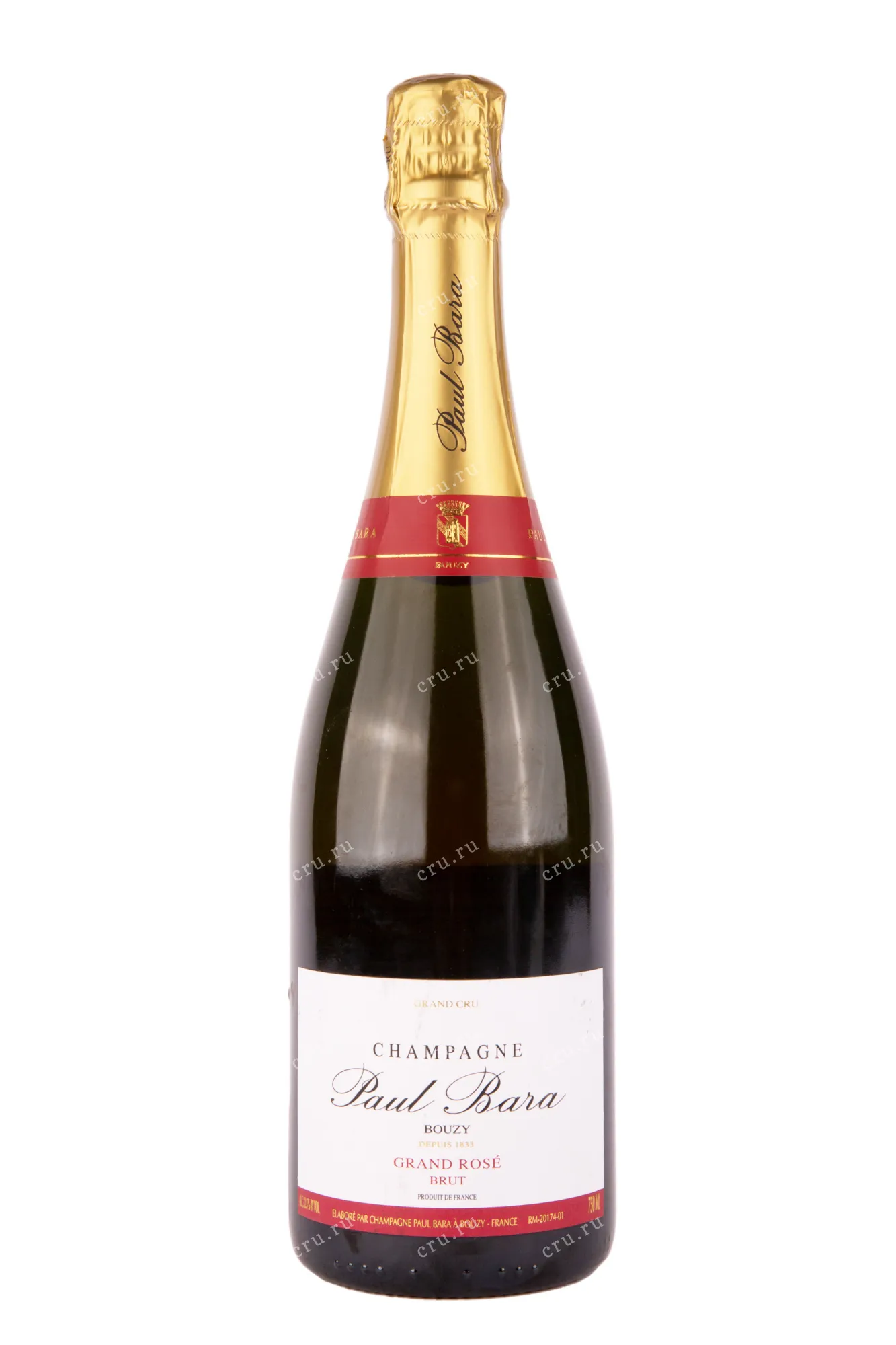 Фото — Шампанское Paul Bara Grand Rose Brut Reserve Grand Cru 2016 0.75 л
