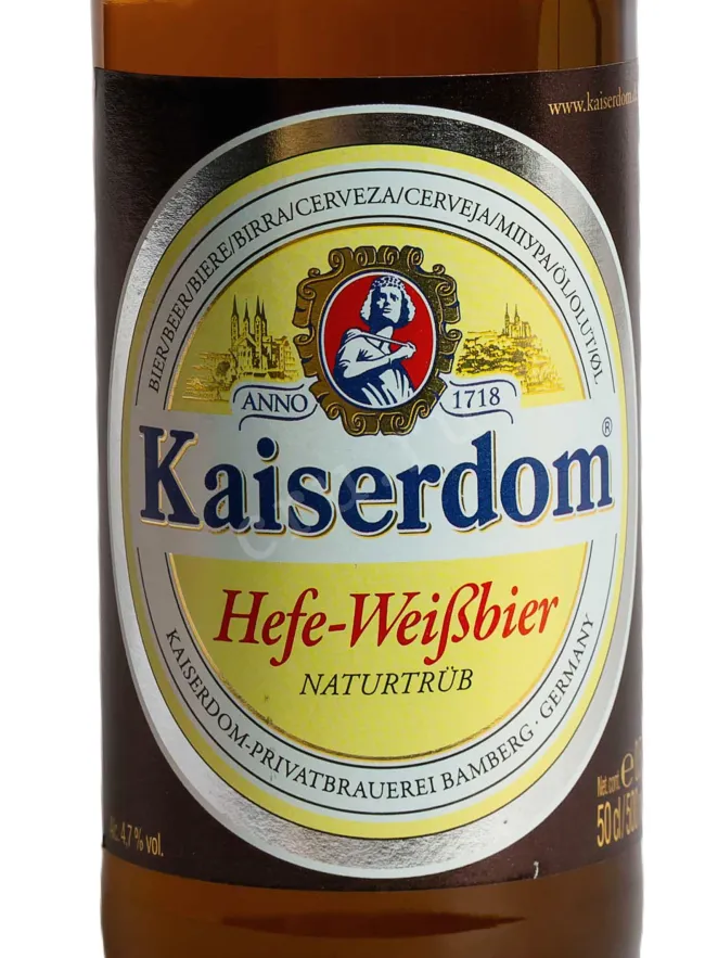 Этикетка Kaiserdom Hefe-Weissbier 0.5 л