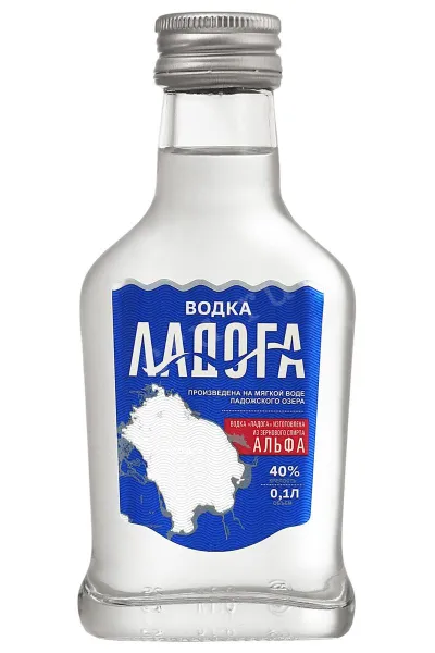 Водка Ладога (Альфа)  0.1 л
