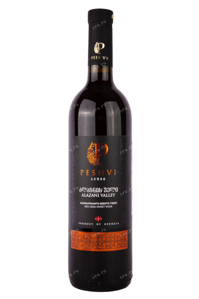 Вино Peshvi Alazani Valley Red 2020 0.75 л