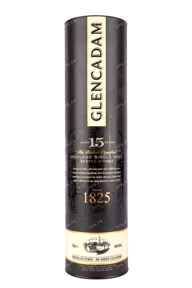 Туба Glencadam Single Malt Scotch 15 years in tube 0.7 л