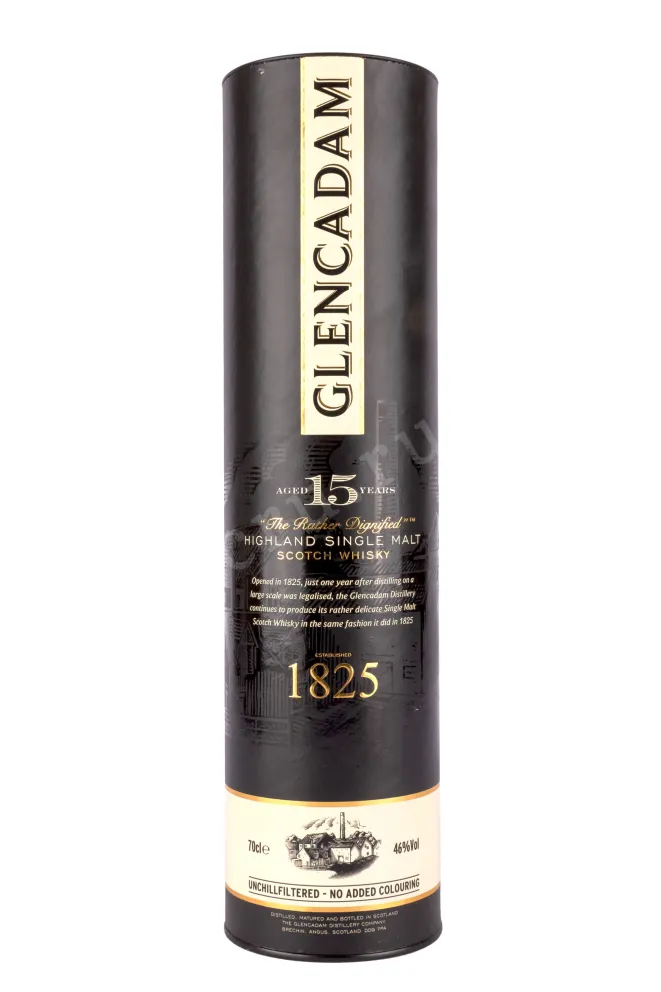 Туба Glencadam Single Malt Scotch 15 years in tube 0.7 л