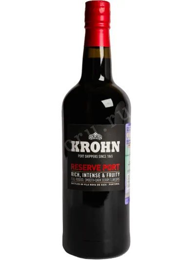 Портвейн Krohn Reserve 2020 0.75 л