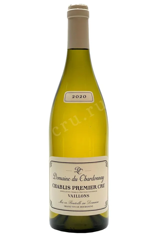Вино Domaine du Chardonnay Vaillons Chablis Premier Cru AOC 2022 0.75 л