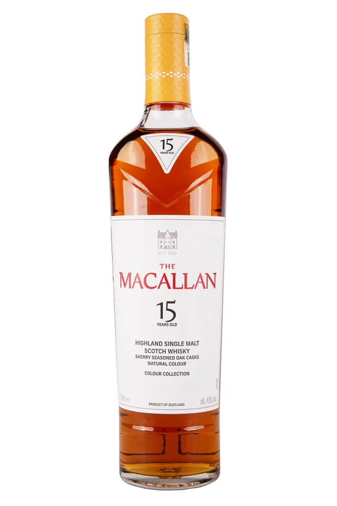 Бутылка Macallan Colour Collection 15 years old in gift box 0.7 л