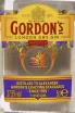 Этикетка Gordon's London Dry 0.05 л