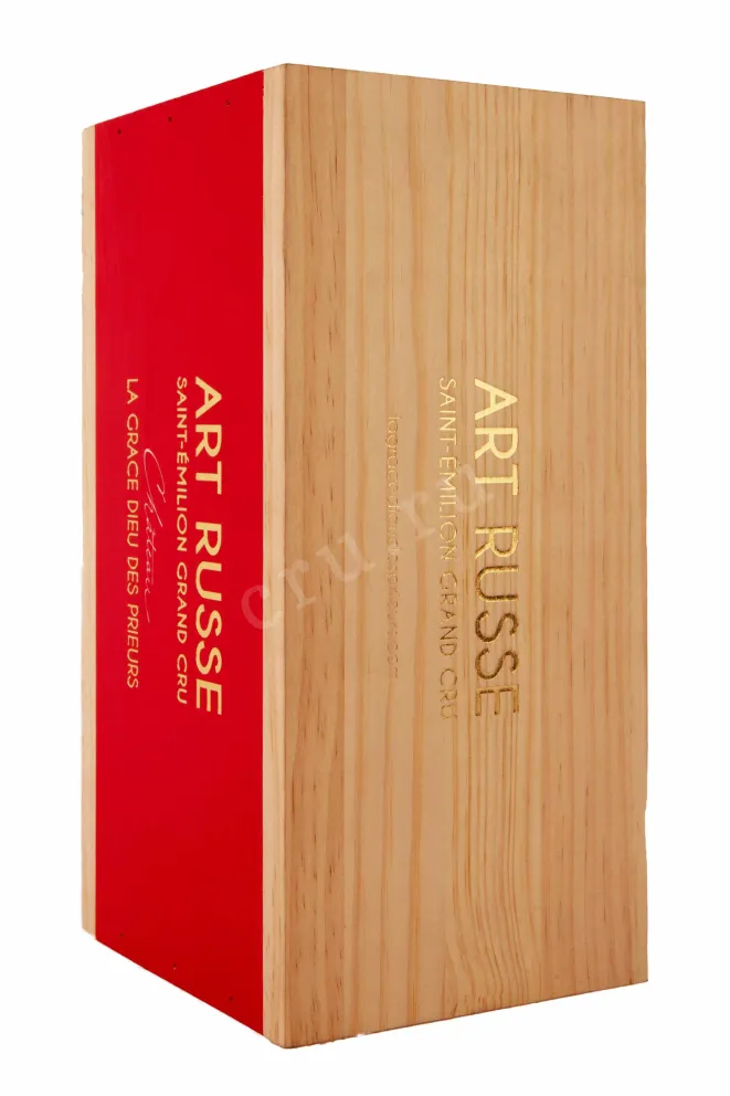 Вино Chateau La Grace Dieu des Prieurs Art Russe Saint-Emilion Grand Cru in gift box 2016 0.75 л