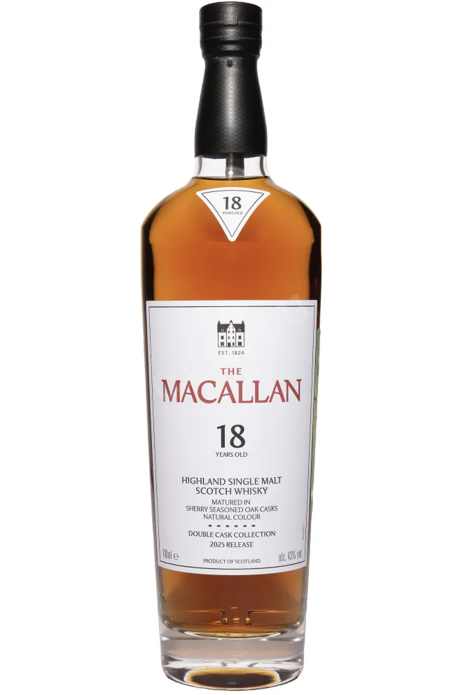 Бутылка Macallan 18 years Double Cask 0.7 л
