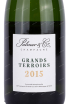 Этикетка Champagne Palmer & Co Gran Terroirs gift box 2015 0.75 л