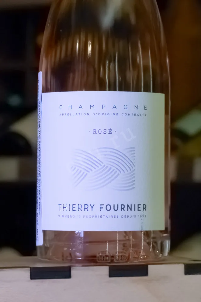 В магазине Крю Профи Thierry Fournier Rose Brut 2023 0.375 л
