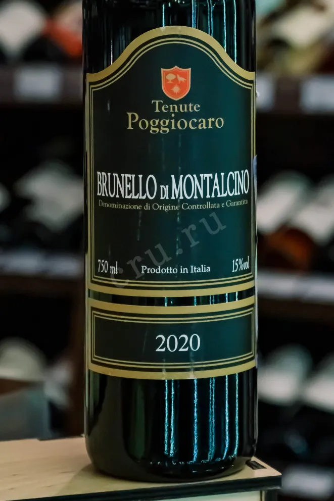 В магазине Крю Профи Tenute Poggiocaro Brunello Di Montalcino DOCG 2018 0.75 л