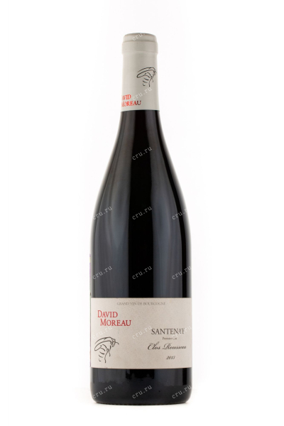 Вино David Moreau Santenay 1-er Cru Clos Rousseau 2013 0.75 л