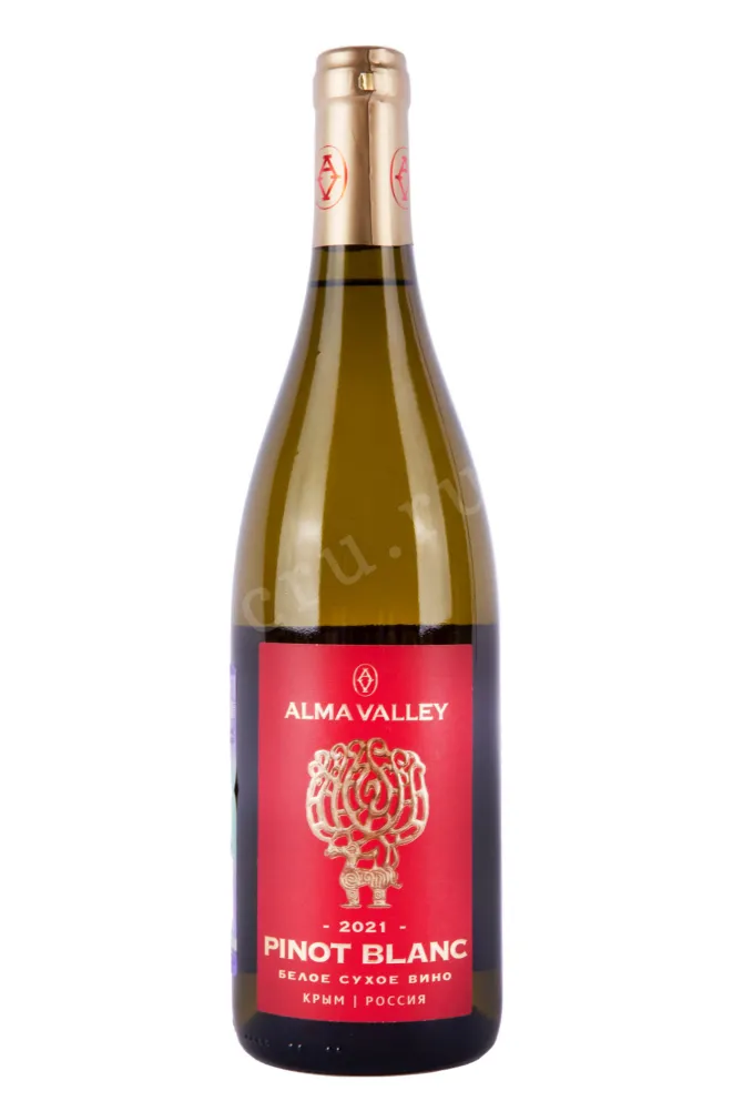 Вино Алма Велли Пино Блан 2021 0.75 л