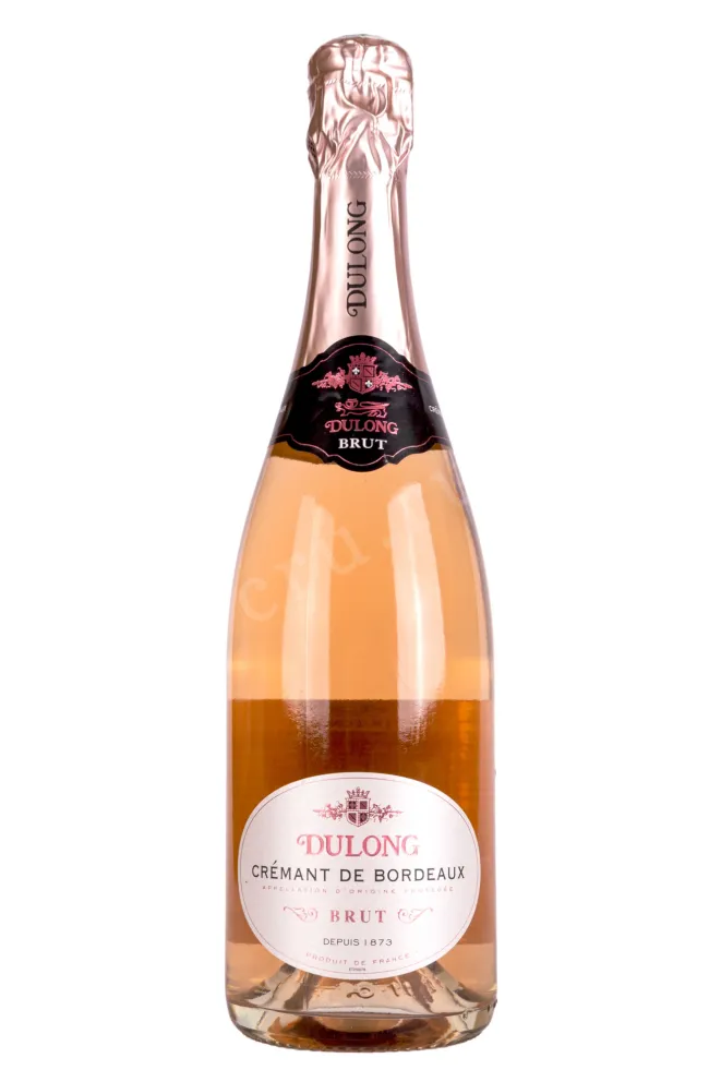 Игристое вино Dulong Cremant de Bordeaux Brut Rose 2023 0.75 л