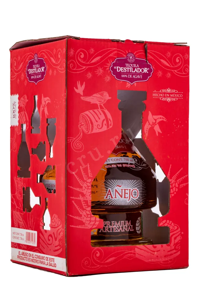 Текила El Destilador Anejo Premium Artesanal  0.75 л
