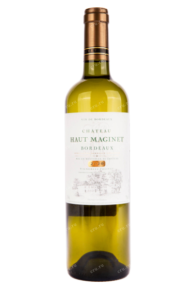 Вино Chateau Haut Maginet Dordeaux White dry 2020 0.75 л