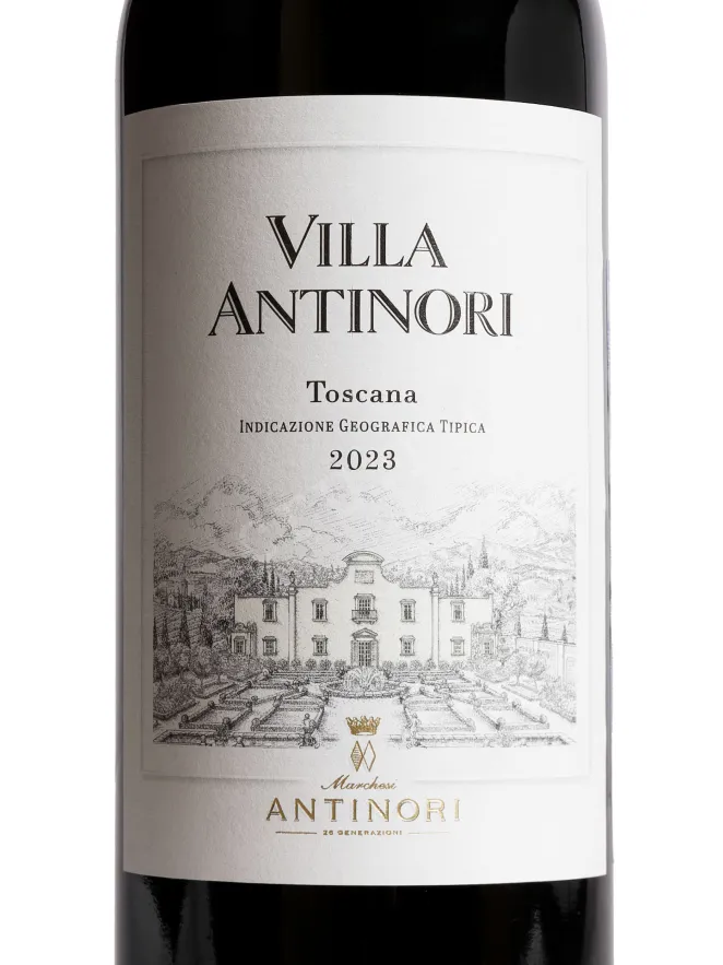 Этикетка Villa Antinori Rosso 2023 0.75 л