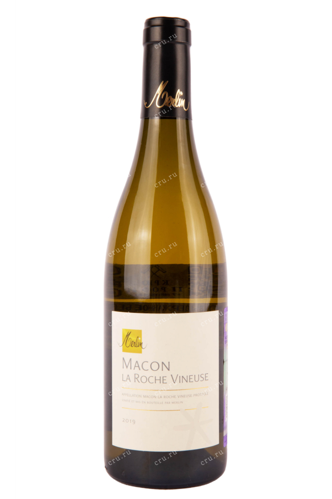 Вино Merlin Macon La Roche Vineuse 2019 0.75 л