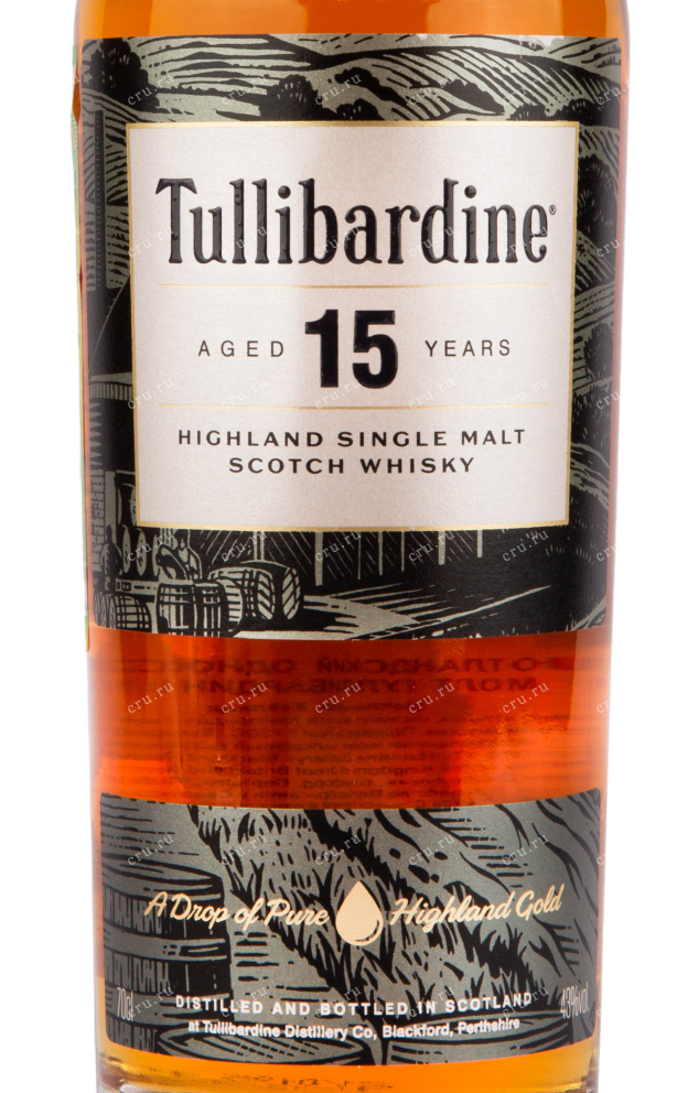 Виски Tullibardine 15 years  0.7 л