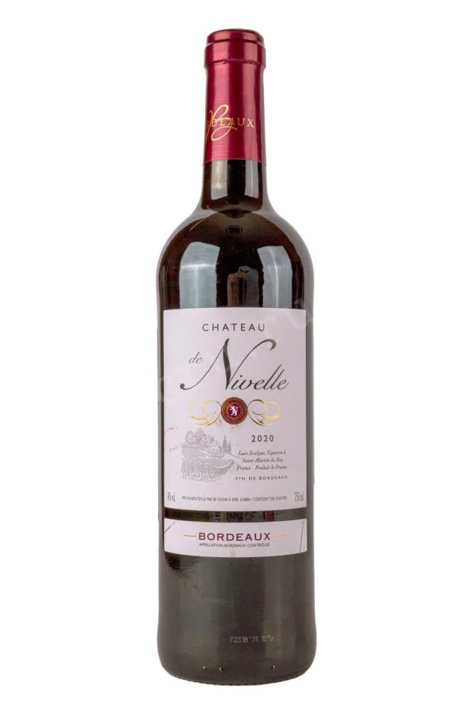 Вино Chateau de Nivelle Bordeaux  2020 0.75 л