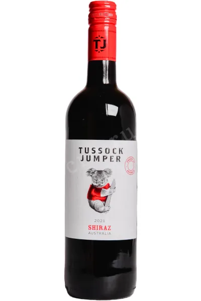 Вино Tussock Jumper Shiraz 2021 0.75 л