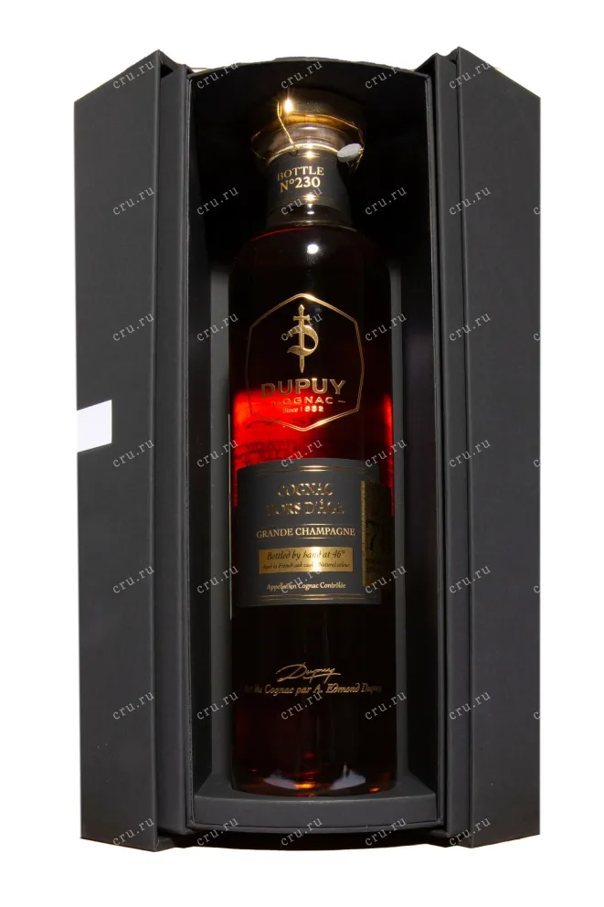 В подарочной коробке Dupuy Lot 78 Hors d'Age Grand Champagne AOC in gift box 1978 0.7 л