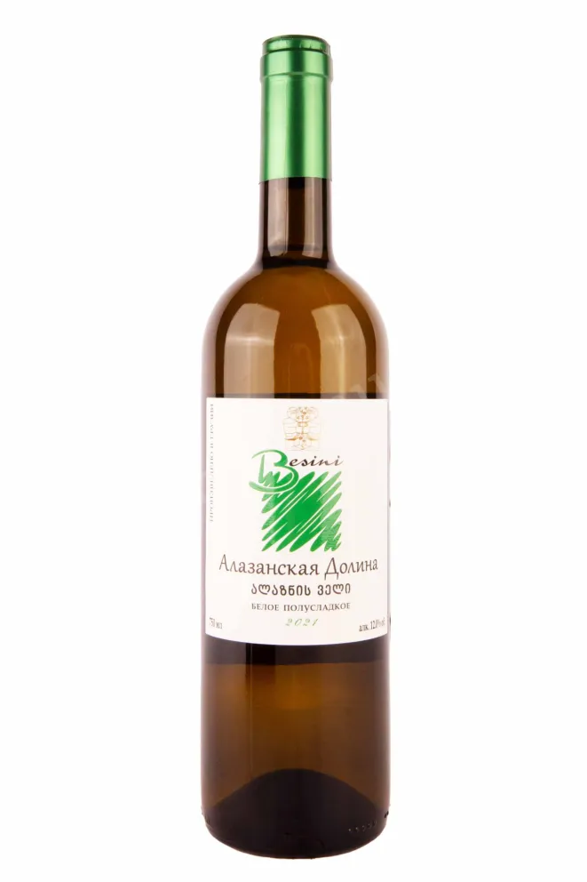 Вино Besini Alazani Valley White 2017 0.75 л
