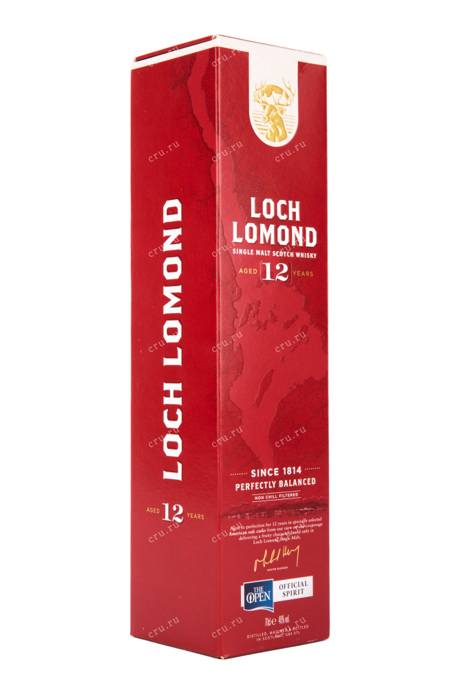 Подарочная коробка виски Лох Ломонд 12 лет 0.7